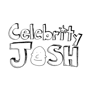 Celebrity Josh Logo 2 (black ink) T-Shirt