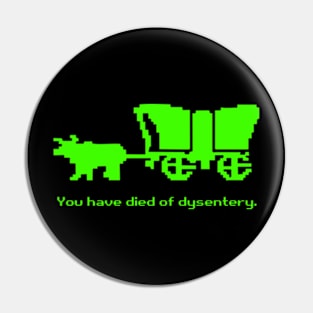 You Have Died of Dysentery Pin