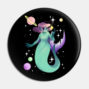 (space)mermaid bait Pin