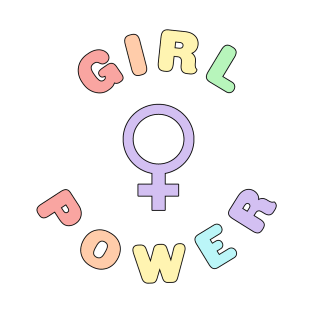 Girl Power Pastel Colors T-Shirt