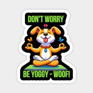 Yoga Dog Magnet