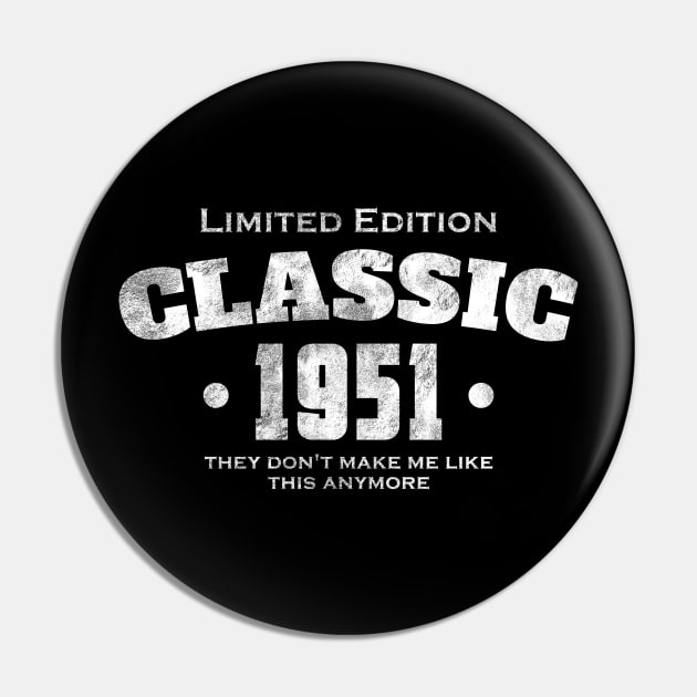 1951 birthday Pin by Circle Project