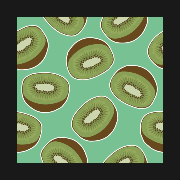 Kiwi Fruit Pattern by Blue-Banana