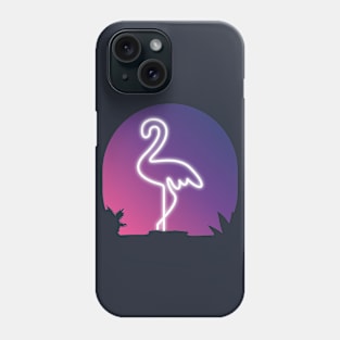 Neon Flamingo Phone Case