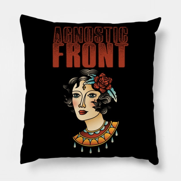 Agnostic Front Hardcore Pillow by miracle.cnct