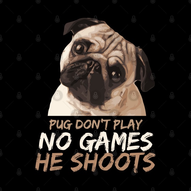 Shooter Pug by TeePixelate