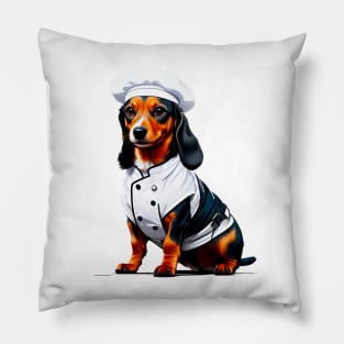 Sous Wiener: The Adorable Assistant Chef Pillow