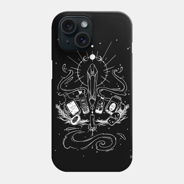 Crystal and potions Phone Case by Cosmic Queers