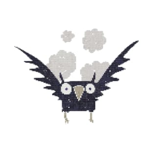 Pixel spooky bird T-Shirt