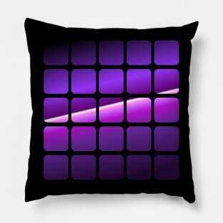 Abstract 80s Squares Pillow