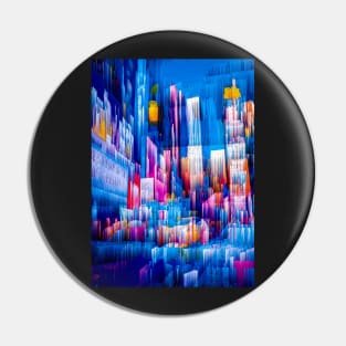 In the city | Artwork distortion of reality Pin