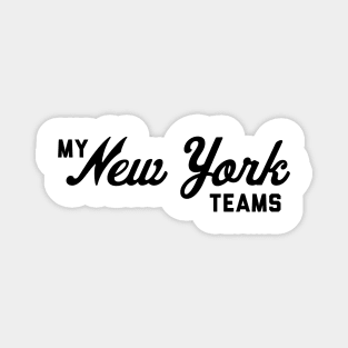 My New York Teams Magnet