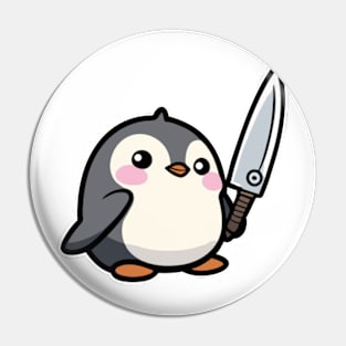 Funny Penguin Pin