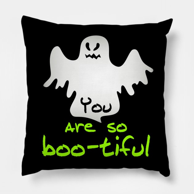 You Are So Boo - tiful. Halloween Pillow by PeppermintClover