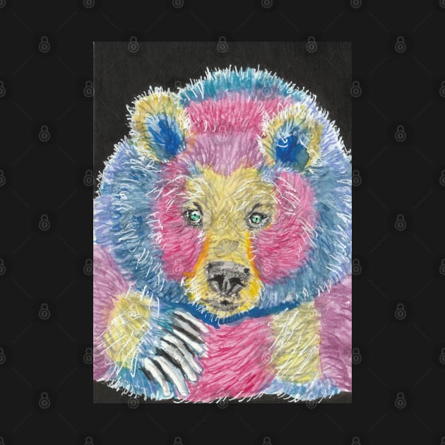Colorful bear by SamsArtworks
