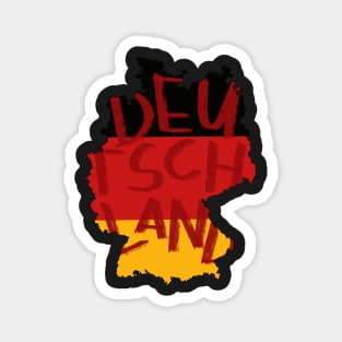 Germany country typography Magnet