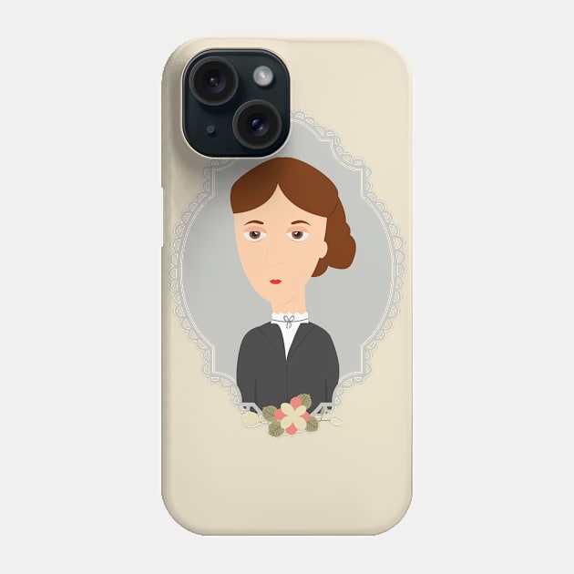 Virginia Woolf Phone Case by Creotumundo