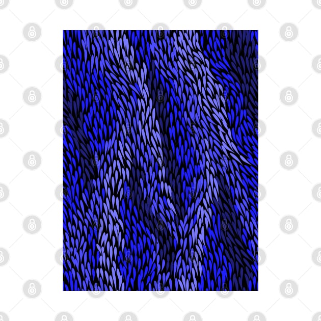 Aboriginal Art - Sea Grass Blue by hogartharts