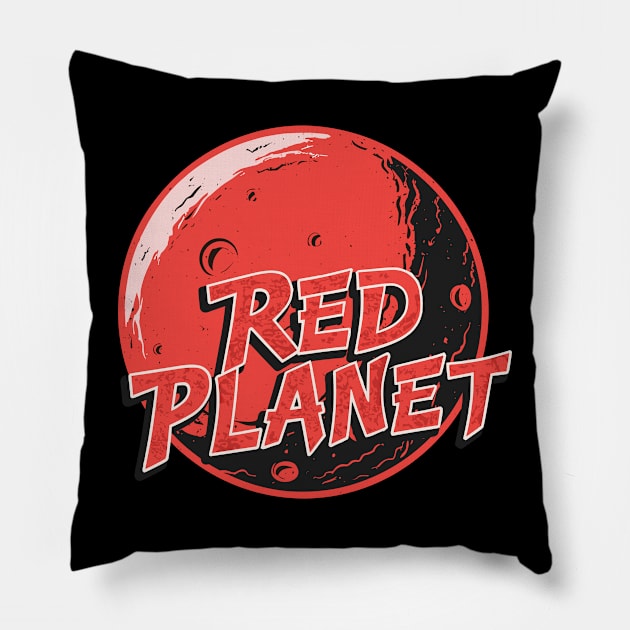 Red Planet Day – November Pillow by irfankokabi