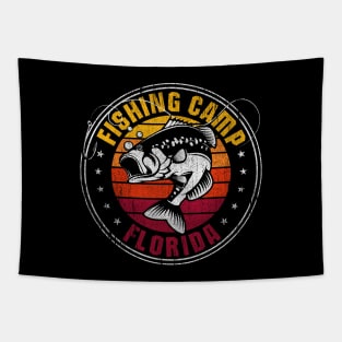 Fishing Camp Florida summer vacation 2021 gifts Tapestry