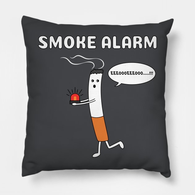 Smoke Alarm Pillow by chyneyee