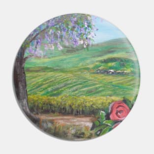 Winery Spring Views Pin