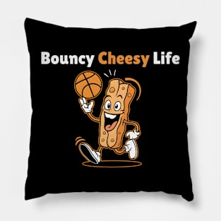 Bouncy cheesy life Pillow