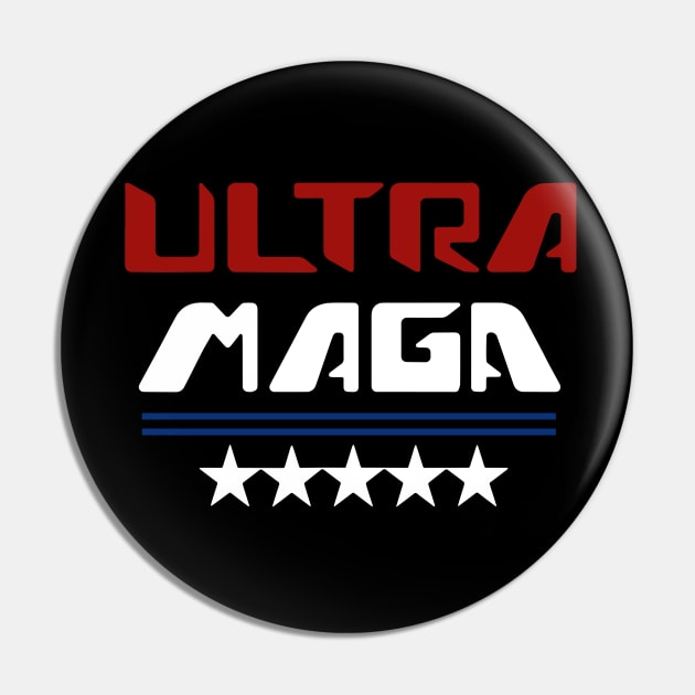 Ultra Maga Pin by ZimBom Designer