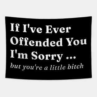If Ive Ever Offended You Im Sorry But Youre a Little Bitch Tapestry