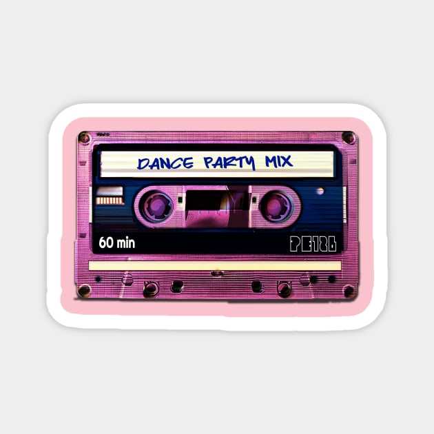 Dance Party Mix Tape Magnet by CYCGRAPHX