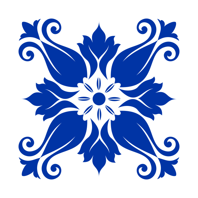 Portuguese Tiles Pattern by NataliiaKu