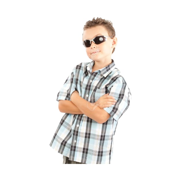 Trendy Kid W/Sunglasses by Hollier