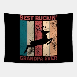 'Best Buckin' Grandpa Ever' Awesome Hunting Gift Tapestry