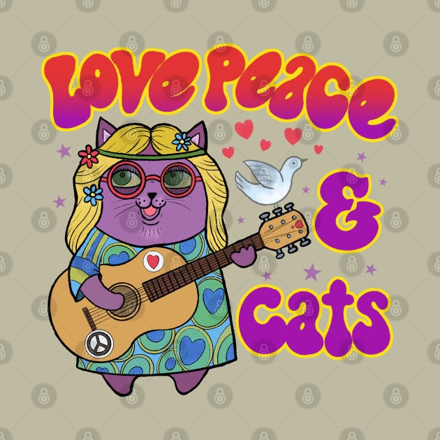 Love Peace And Cats by RGB Ginger