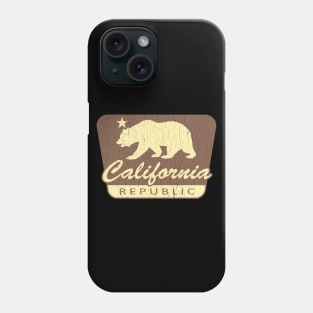 California Republic (vintage park style) Phone Case