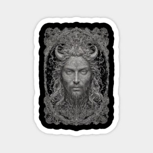 Death Metal Satan Jesus Magnet