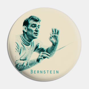 Leonard Bernstein retro Pin