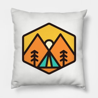 Camp Sunset Pillow