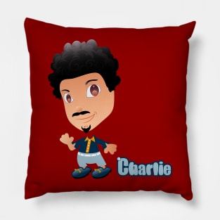 "Charlie" - Little People of Technopolis Pillow