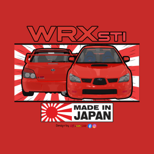 WRX STI IMPREZA Red T-Shirt