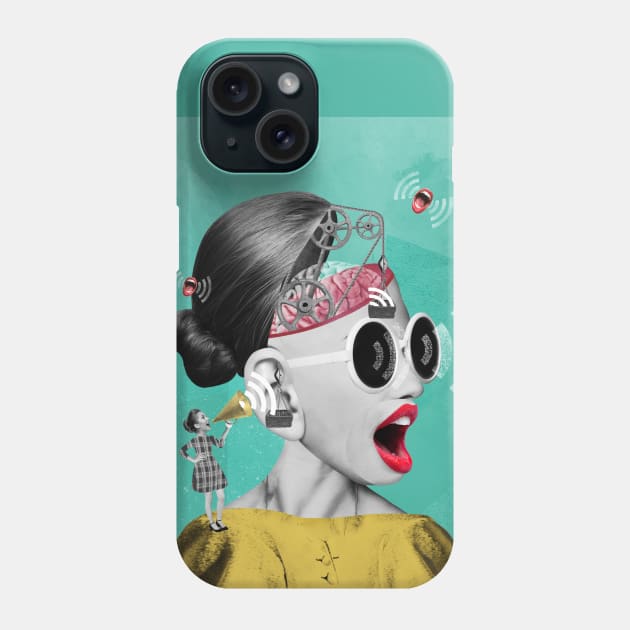 Womens rights /surreal collage art Phone Case by Khaletskaya 