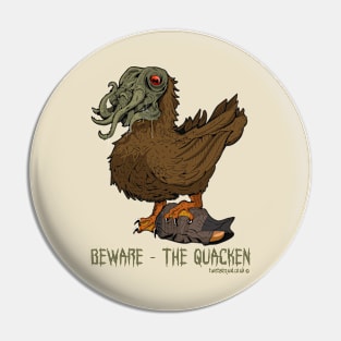 Beware the Quacken Pin