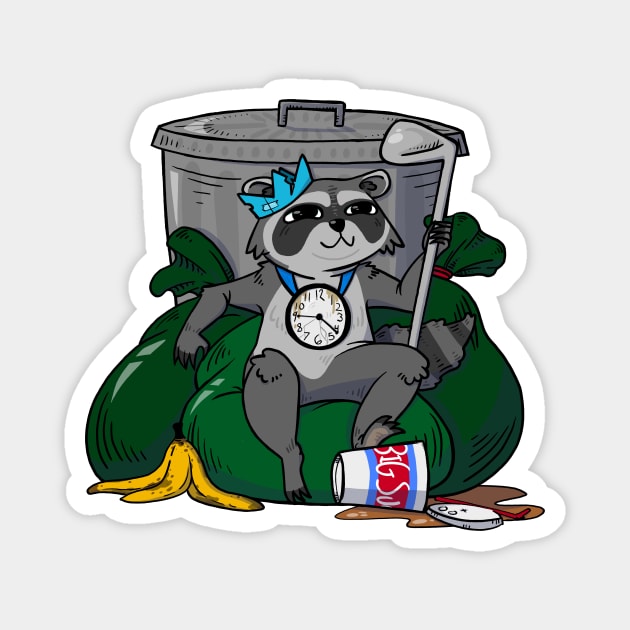 Trash King Magnet by Maganda Marie