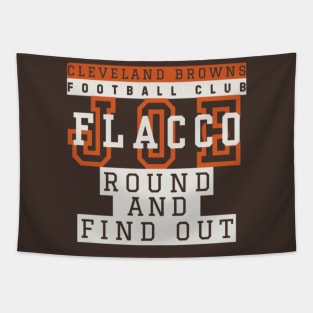 Joe Flacco Round and Find Out Tapestry