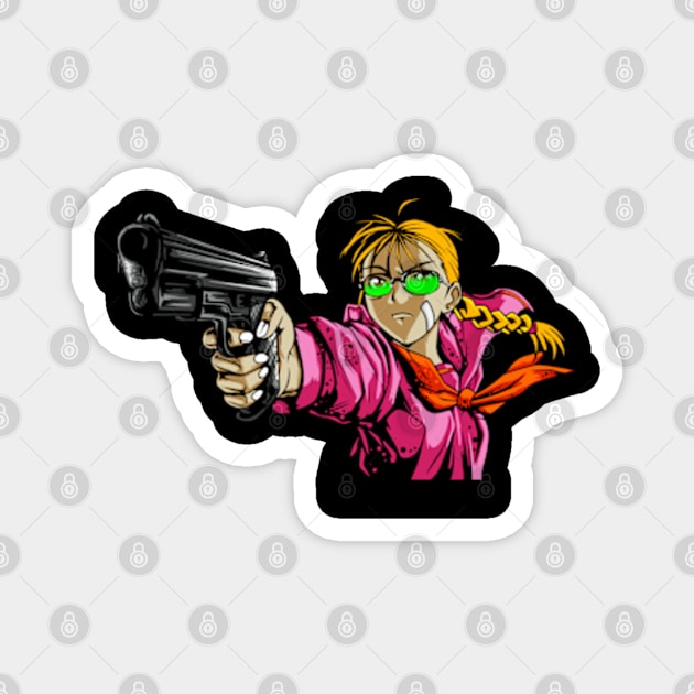 pink girl mafia bill Magnet by Veljam