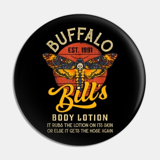 Vintage Buffalo Bill's Body Lotion Pin