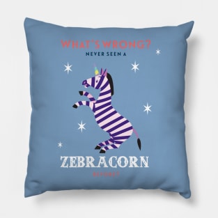 Never seen a Zebracorn before? Pillow