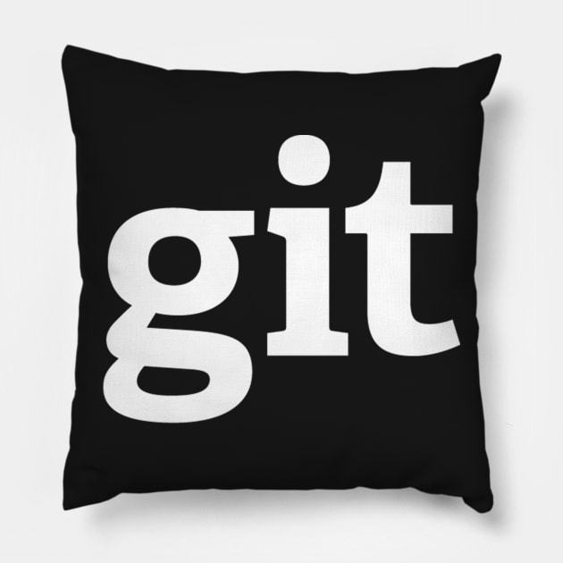 Git Authentic - version control system Pillow by mangobanana