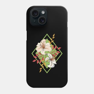 Lilies On Green Phone Case