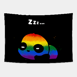 LGBT Rainbow pride panda Tapestry